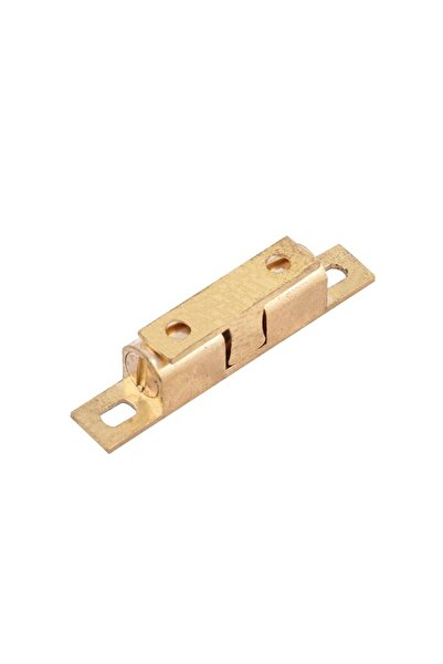 ARON (2 ADET) Sarı Metal Bilyalı Çıt Çıt Pvc Sineklik Mobilya Dolap Kapak Tutucu