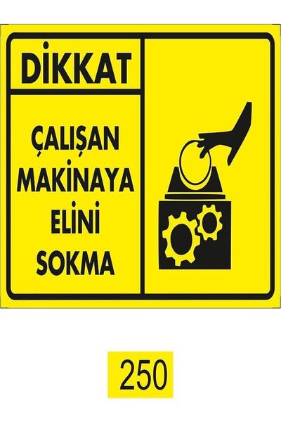 Emek İkaz Levhaları Caution: Do Not Insert Your Hand into the Working Machine...