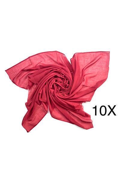 Naz Ipek Scriere 10 Pachet Distribuire cadouri Bumbac Uni Culoare Roșu Fără Broderie Scriere 100x100