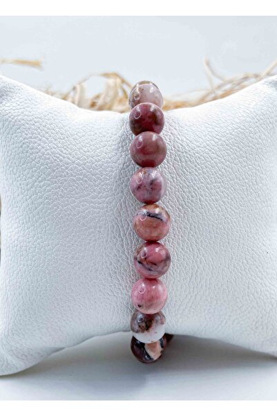 Mucize Taş سوار من حجر الرودونيت الطبيعي 8 ملم