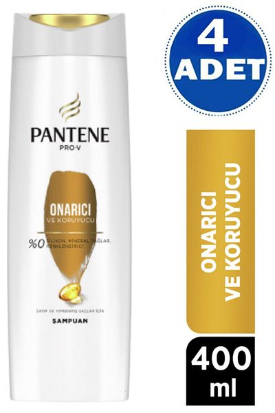 Pantene 400 Ml 4 Shampoo Repair and Protective Care Set