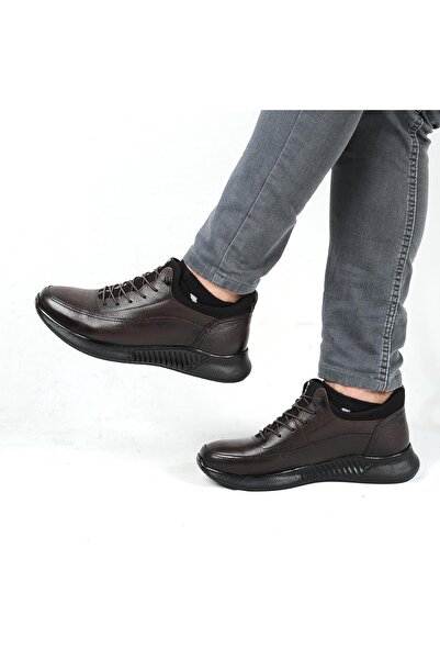 Dropland 8351 Καφέ Milano 100% Δερμάτινα Ανδρικά Casual Παπούτσια