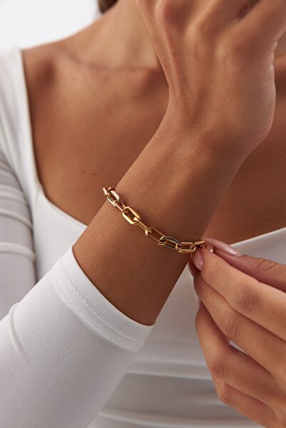 YAVUZ KUYUMCULUK 14 Ayar Altın Üç Renk Ataş Bileklik