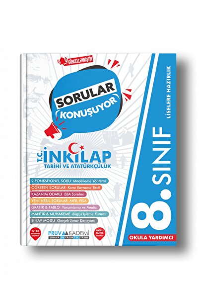 Pruva Akademi Pruva 8 Sınıf Inkılap Tarihi Sorular Konuşuyor