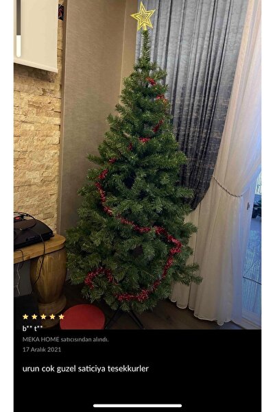 KADİRCE Yılbaşı Çam Ağacı 180 Cm 580 Gür Dallı