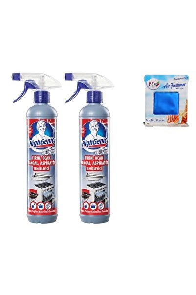 Highgenic Fırın Ocak Mangal Aspiratör Temizleyici 500 ml * 2 Adet - 1 Adet Od...