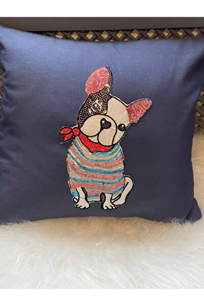 Gönülden Tasarım Подушка для собак з паєтками 40x40