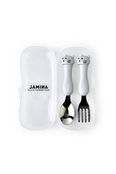 Animal Figured Fork Spoon Set Children's Spoon Fork Set