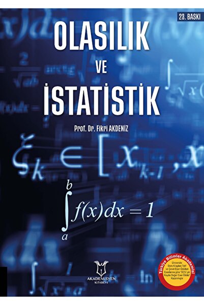 Akademisyen Kitabevi Olasılık Ve Istatistik, 23.baskı