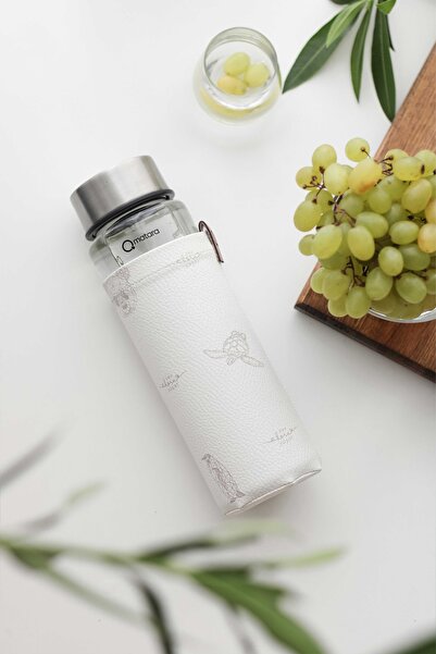 Qmatara Middle Save Sleeve Premium Glass Flask