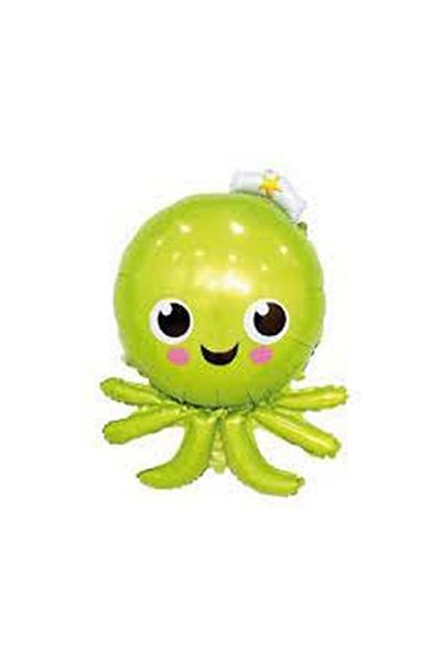 Ceylin Octopus Foil Balloon Helium Compatible Or Normal Inflatable Sea Animals Sea Creatures Large Size 90 Cm