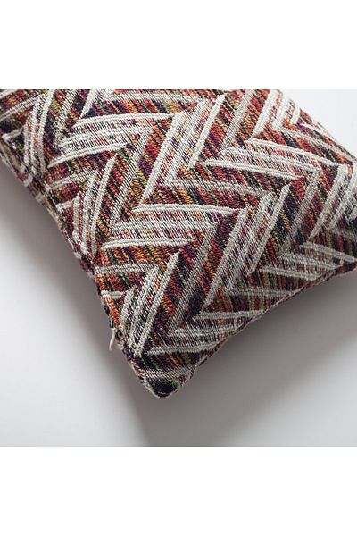 Fineroom Living " Biblos " - Gradient Herringbone Throw Pillow 30x50 (Includes Inner Pillow)