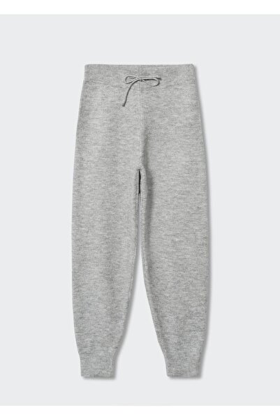 MANGO Woman Düz Kesim Örgü Pantolon