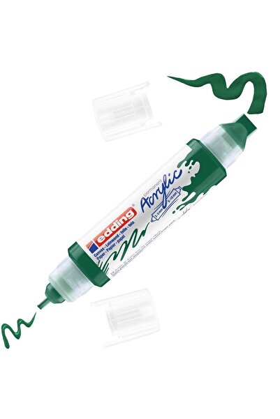 Edding 5400 Acrylic Markers Pen Double Sided Cut Point Moss Green N:904