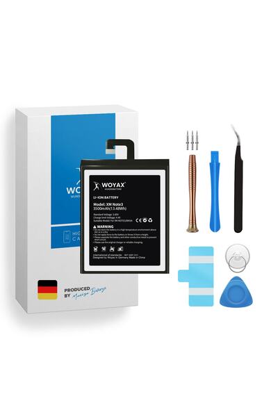 woyax Xiaomi Mi Note 3 Uyumlu Premium Batarya / Bm3a