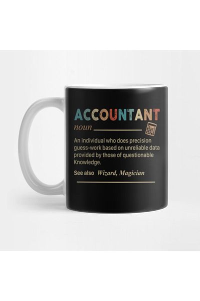 Pixxa Accountant - Accountant - Word Meaning Mug