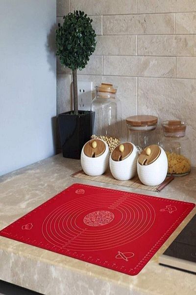 Tilbe Home Silicone Dough Mat Multi-Purpose Pastry Dough Baking Mat
