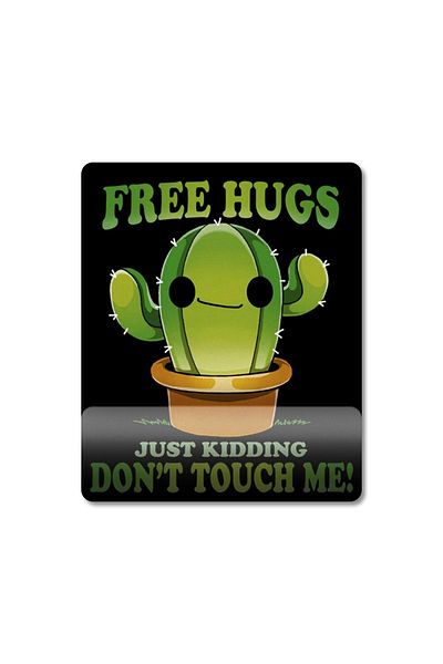 Pixxa Free Hugs - Touch Me - لوحة ماوس بمساعدة المعصم على شكل صبار موديل - 1