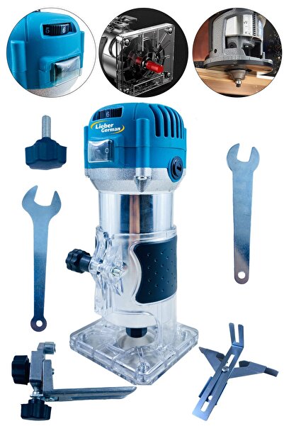 Lieber German Teknoloji 1200 Watt Devir Ayarlı 6 Mm Tam Profesyonel Traşlama ...