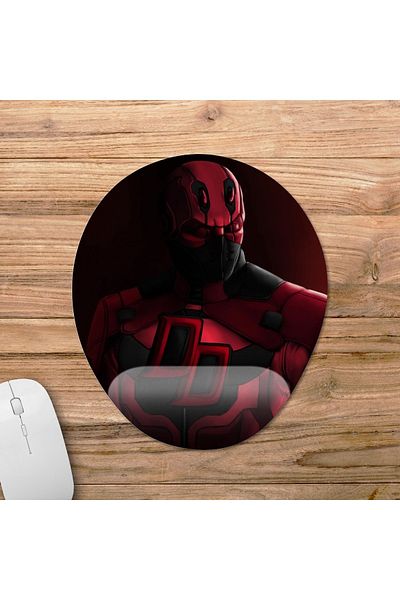 Pixxa موديل لوحة ماوس لدعم المعصم من Daredevil - 2 بيضاوي