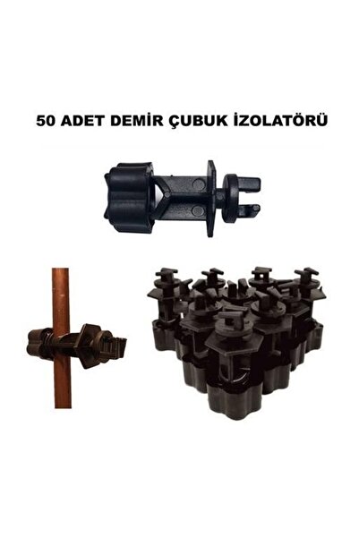 Pars Endüstri Pars Elektrikli Çit Sistemi Demir Direk Izolatörü 50 Adet