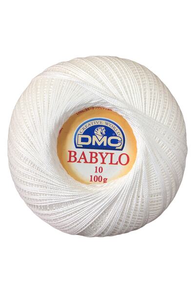 Dmc Beyaz Blanc Babylo Anglez İpi 100 gr No 10
