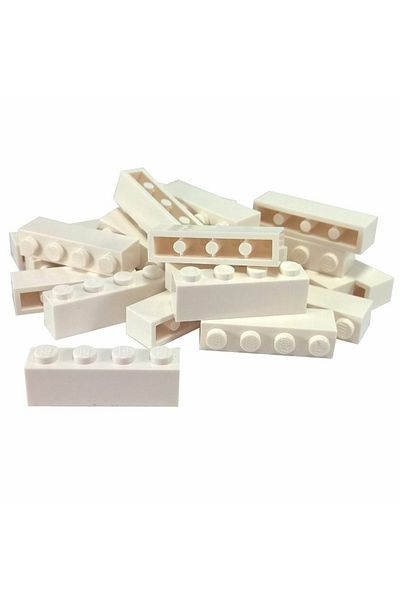 LEGO Original Accessory Custom Moc Creator Brick 1 X 4 Brick White 4 Pieces Will Be Sent