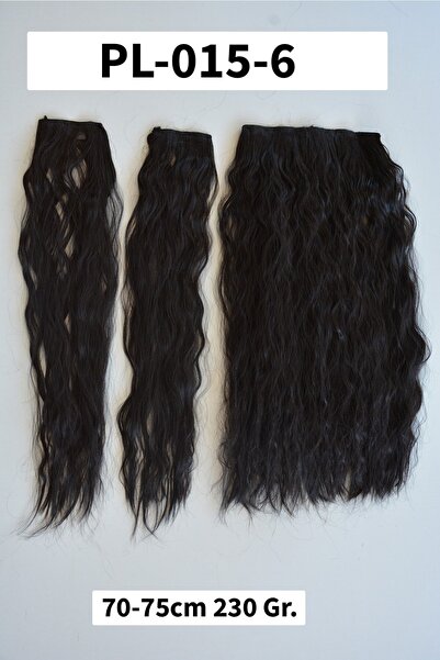 8 Kadına Dair Herşey Koyu Kestane Afro Dalgalı Uzun Yarım Ay Saç – 3 Parça Çı...