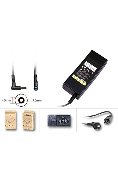 Genel Markalar Hp Envy 19.5v 3.33a / 4.5*3.0mm Uyumlu Notebook Adaptör 65w Ma...