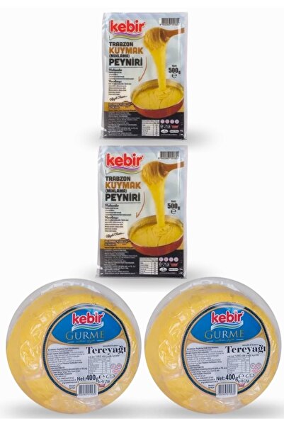 Kebir Gurme Tereyağı ( 2 X 400 Gr ) + Kuymak Peyniri ( 2 X 500 Gr )