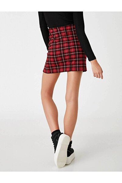 Koton Дамска пола Червена 3wal70002ık