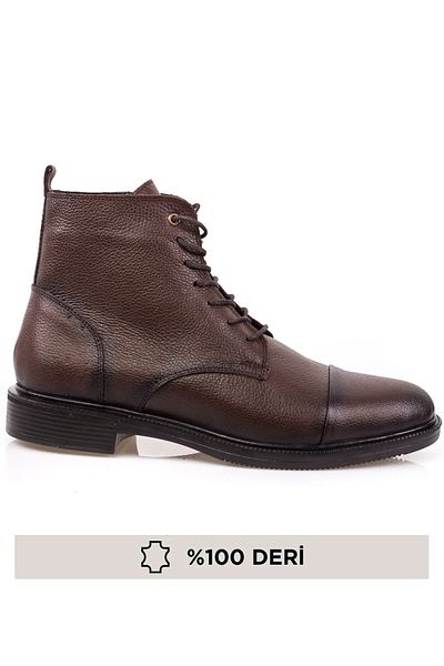 maximoda Genuine Leather Zippered Men's Leather Boots