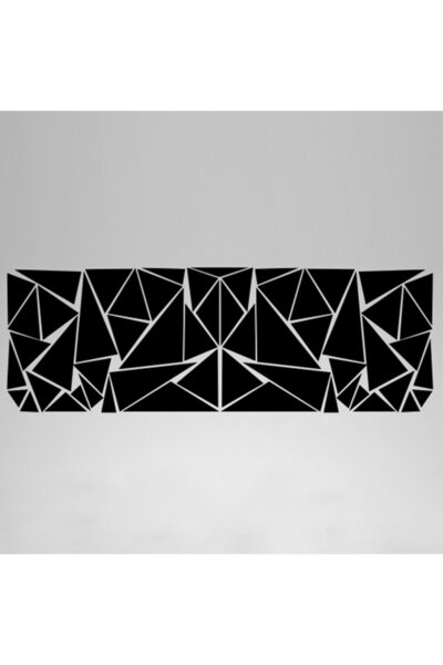 Vegatasarım Auto Car Side Door Sticker Decal - Triangle - Matte Black