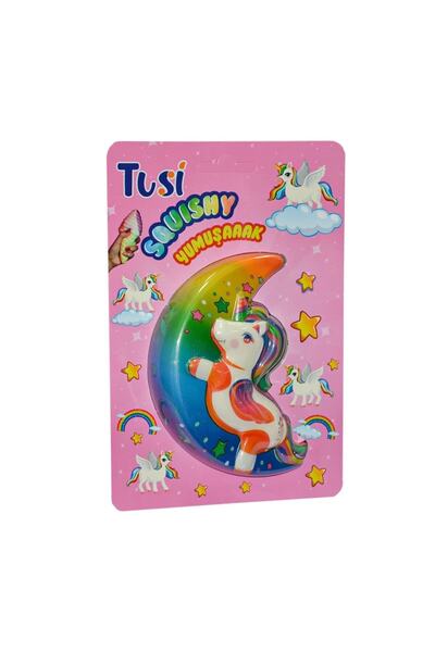Muhtelif Squishy Ay Unicorn Aya Sarılan Unicorn Ponny Skuşi Yumuşak Poni At