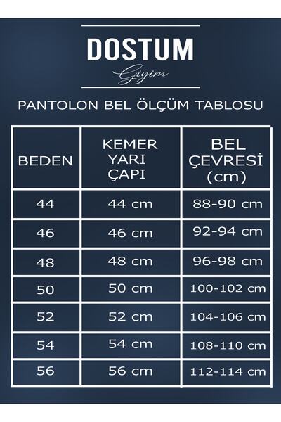 Emin Kumas Giyim Keten Pantalon Rahat Kesim