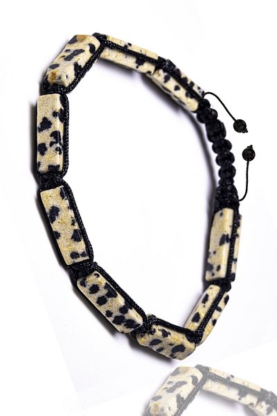 Tesbih Atölyesi Certified Quail Jasper Natural Stone Bracelet