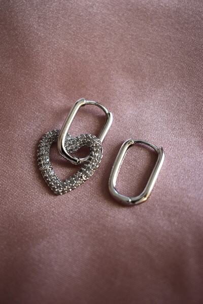 Shira Jewelry Kalpli Taşlı Küpe