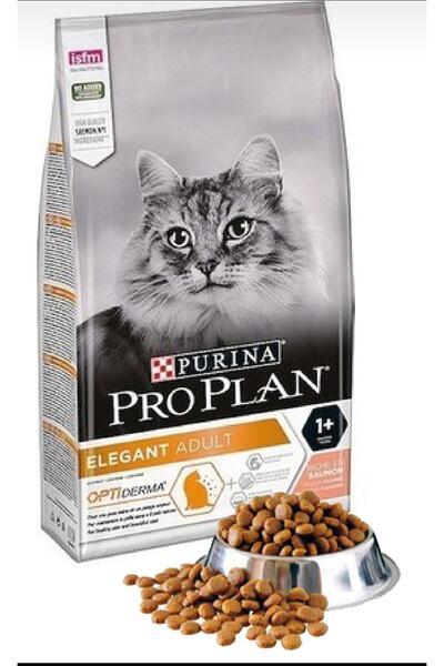 Pro Plan Pro Plan Derma Plus Tüy Yumaği Kontrolü Somonlu Kedi Maması 1.5 Kg - Mama Kabı Hediye