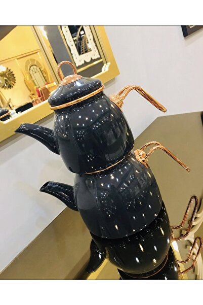 Paçi Emaye Çaydanlık