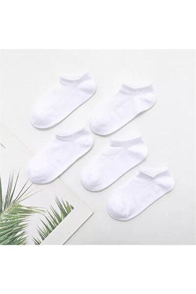 WORTHY SOCKS Чифт от 4 памучни бели чорапи до глезена