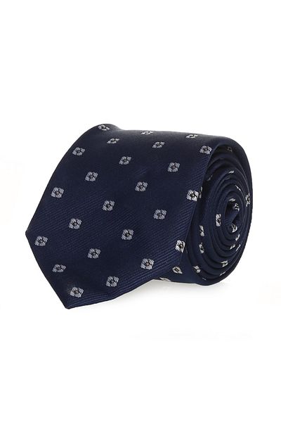 ALTINYILDIZ CLASSICS Γκρι - Ανδρική γραβάτα Navy Blue 4a2122200044