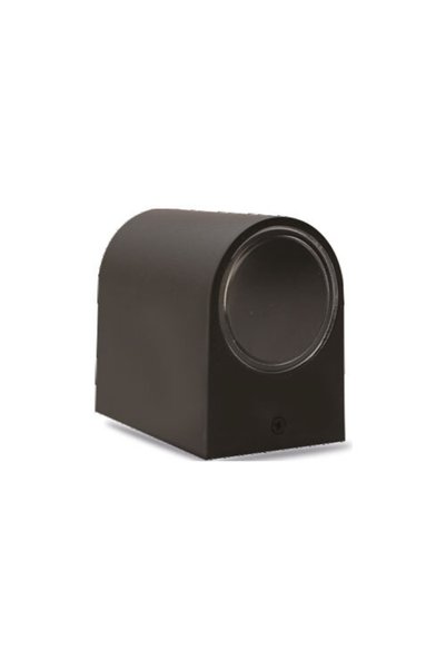 ECONA 232Lamp One-Way Black Case Daylight Led Wall Sconce Outdoor Bulb Included