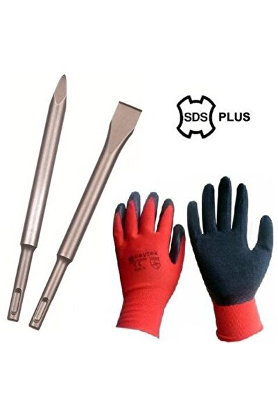 Depolife Kesici Kırıcı Delici Uç Ve Eldiven Seti Sds Plus Keski Hilti Ucu Seti Keski Murç