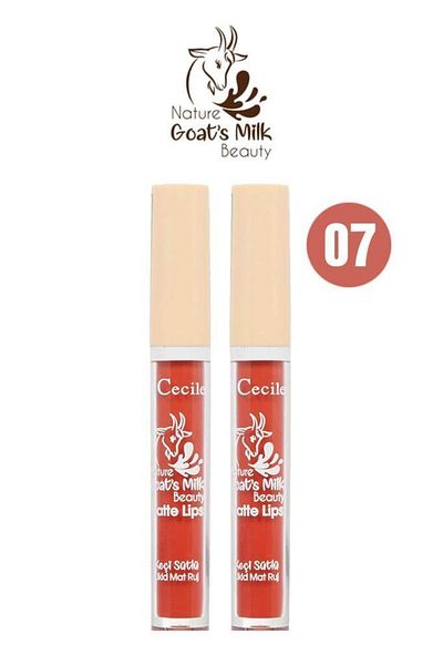Cecile Matte Lips with Goat Milk 07 X2