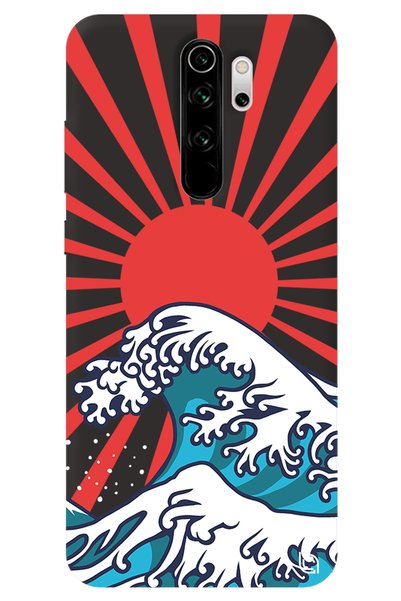WANNA PROTECT Xiaomi Redmi Note 8 Pro Black Premium Velvet Japanese Patterned...