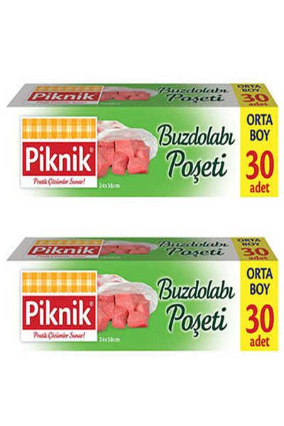 Piknik Food Packaging Refrigerator Bag Medium 4Al3Pay 80 Pieces