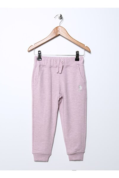 U.S. Polo Assn. Elastic Leg Pink Girls' Sweatpants Ent