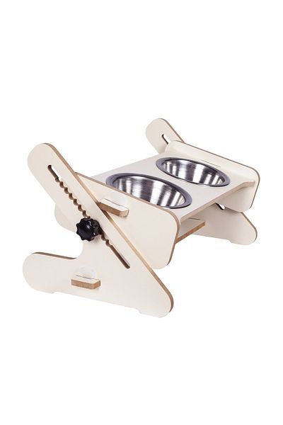 Patihomes Cat Food Bowl and Water Bowl - Height and Angle Adjustable