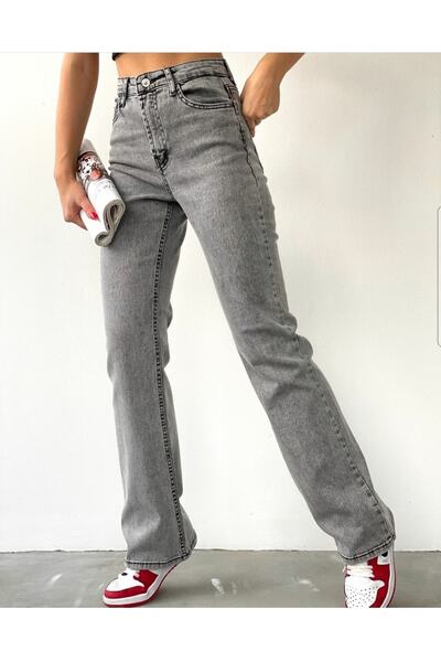 Livik Pantaloni largi din lycra cu talie super înaltă pentru femei fierbinți Ikon. (super Înalt.) Wide Leg.virtute