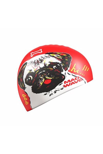 Mad Wave قبعة أطفال من السيليكون بتصميم قطة وكلب